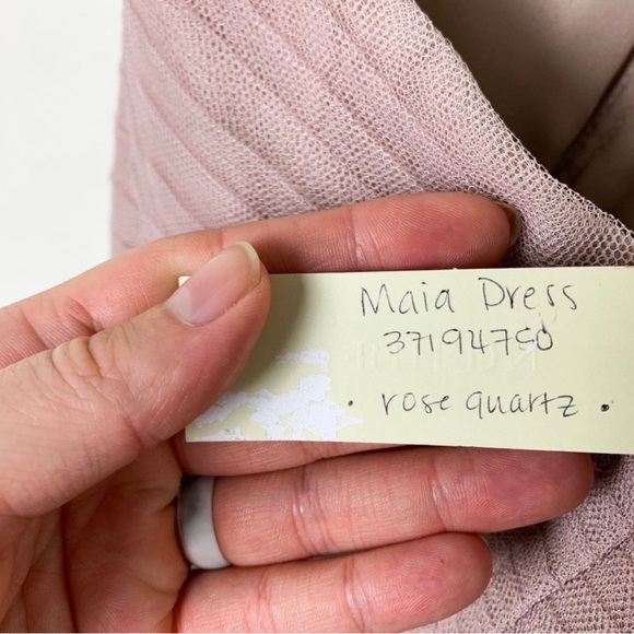 BHLDN Jenny Yoo Maia Rose Quartz Dress - Picture 6 of 9